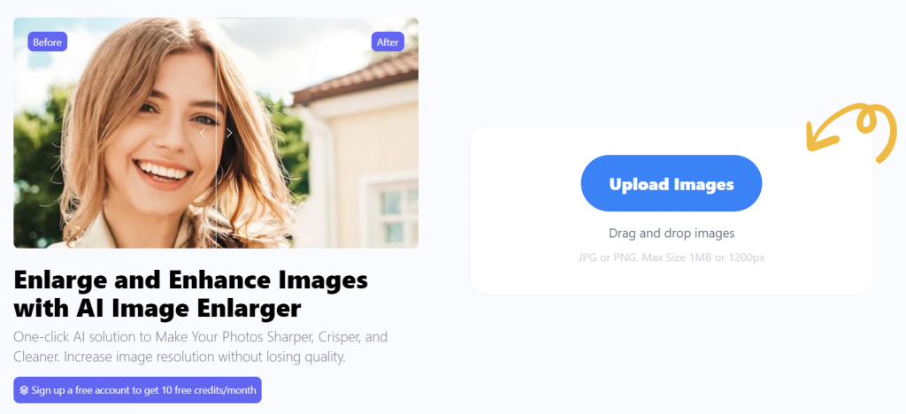AI Image Enlarger : Upscale Your Image for Better Quality.